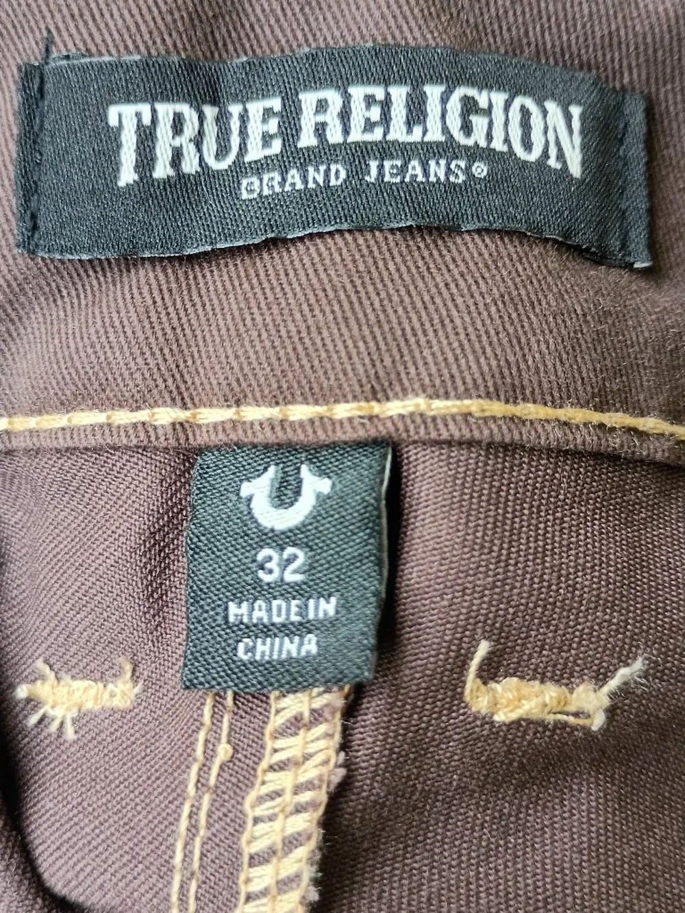 True Religion Bracken Brown Cargo Shorts Y2K 2000s Mens Size 32 108056 NWT
